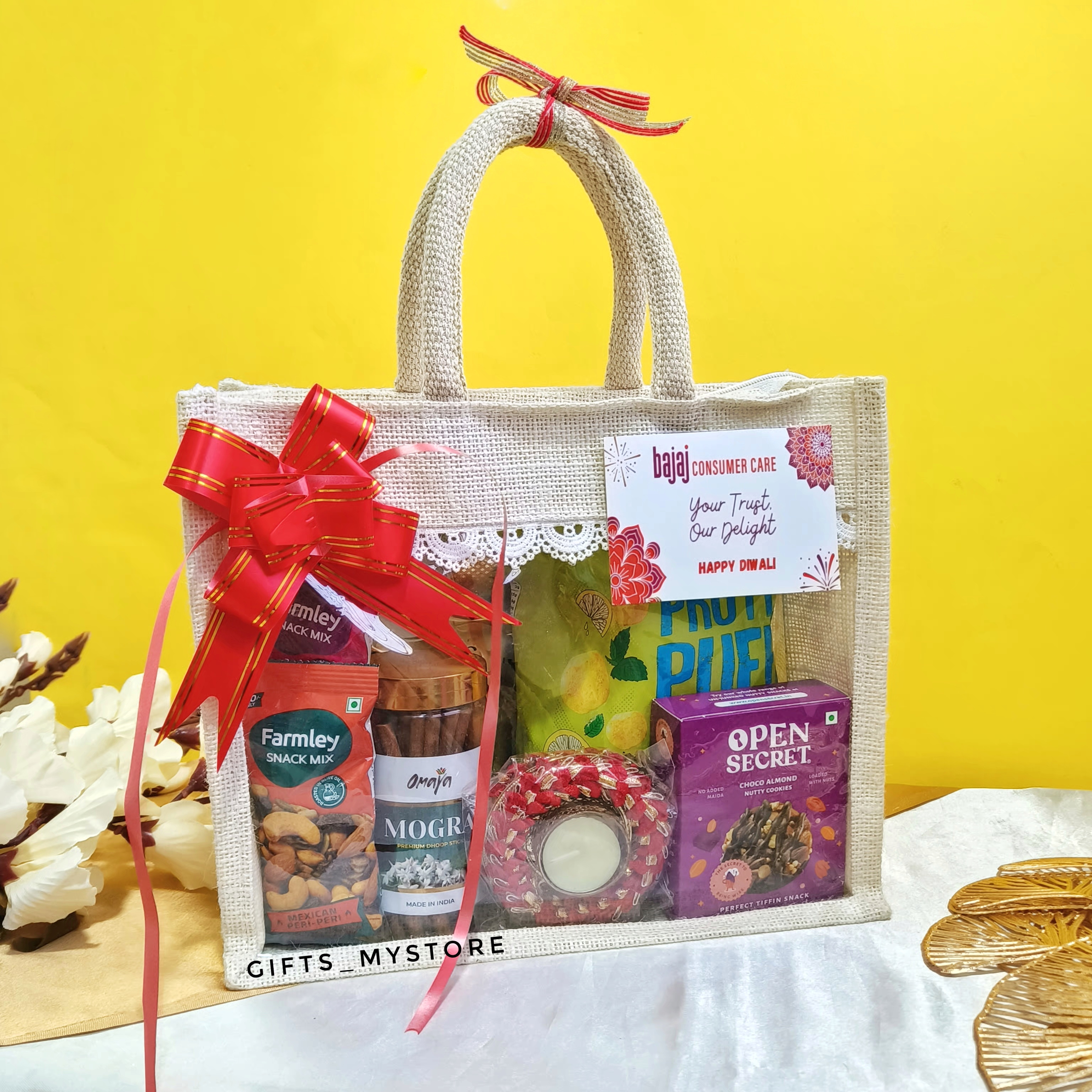 FESTIVE FAVOURS IN JUTE